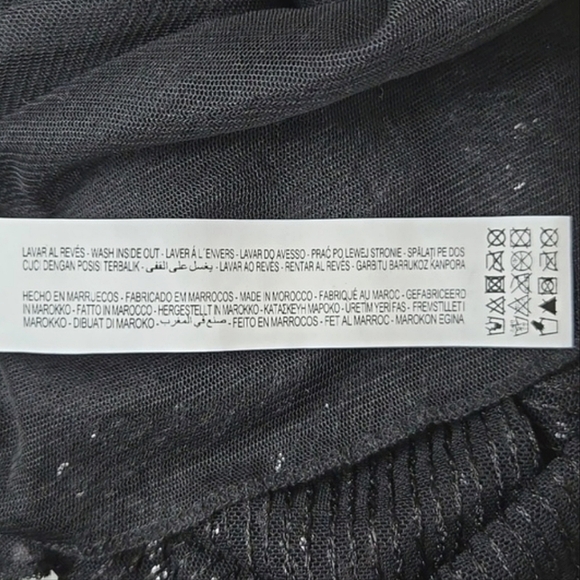 Zara Kids Black Sequin Tank, Size 6 ~ NWT - Picture 7 of 7